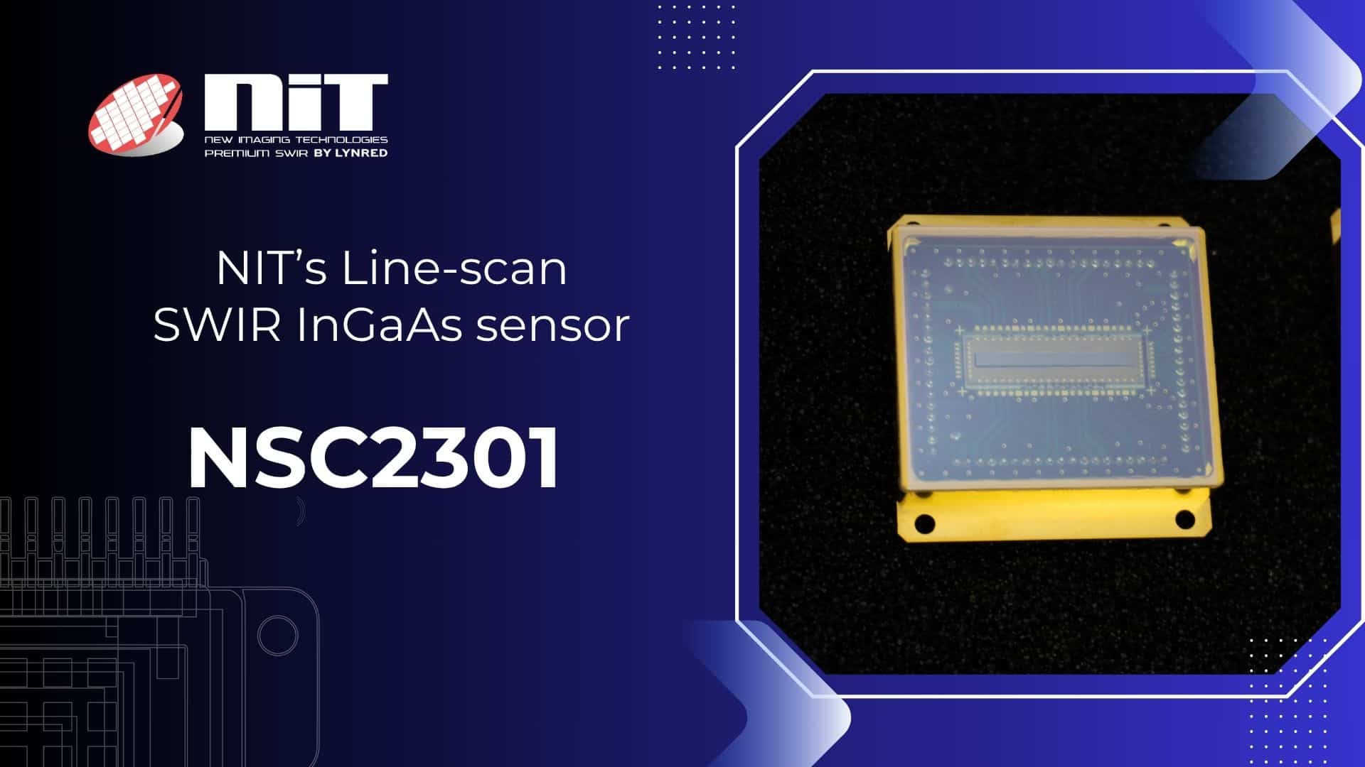NIT’s Line-scan SWIR InGaAs sensor NSC2301