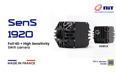 Full HD resolution : SenS 1920 A New Jewel in our SWIR Camera Portfolio