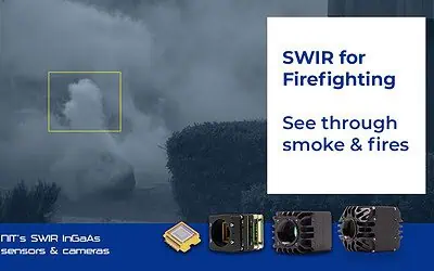 SWIR Imaging for Firefighting UAVs and First Responders